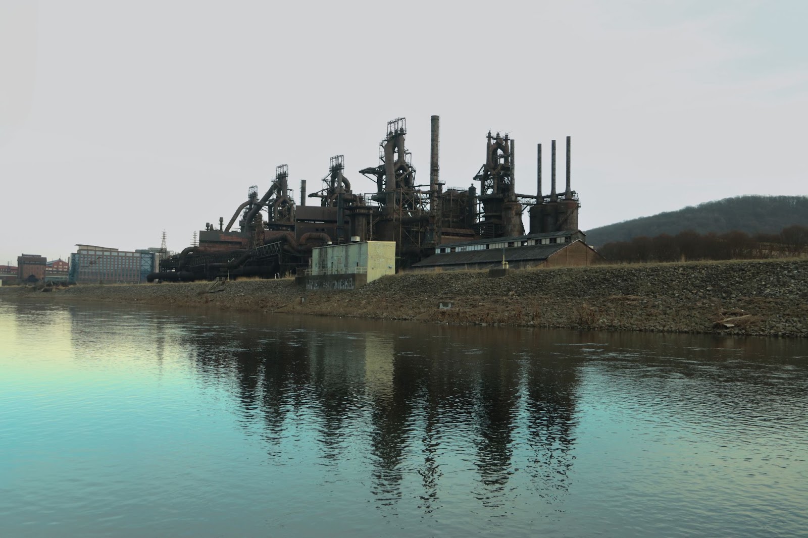 Bethlehem Steel stacks in the Lehigh Valley